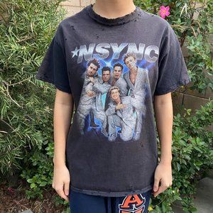 NSYNC Bye Bye Bye POP Black Tee Size M
